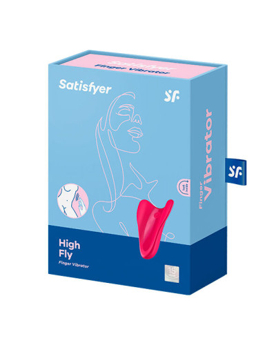 satisfyer high fly finger vibrator fuchsia