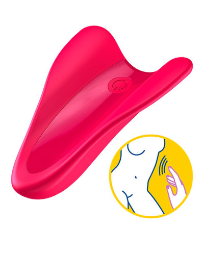 satisfyer high fly finger vibrator fuchsia