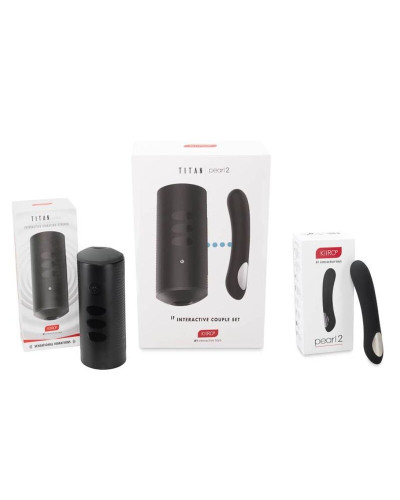 conjunto de casais kiiroo titan + pearl 2