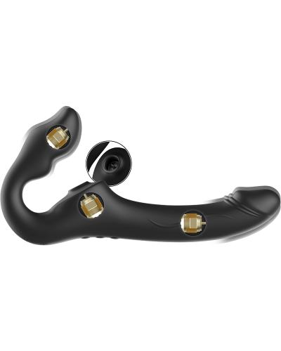 ibiza remote control strapless vibrator 3 motors 1000 combinations.