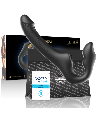 ibiza remote control strapless vibrator 3 motors 1000 combinations.