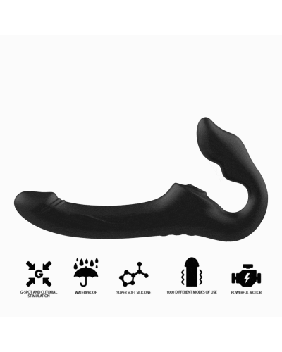 ibiza remote control strapless vibrator 3 motors 1000 combinations.