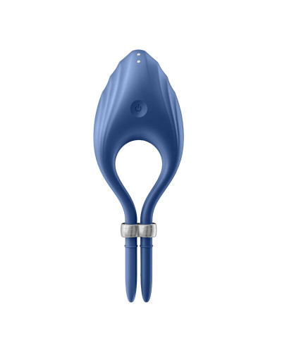 vibrador de anel duelista satisfyer - azul