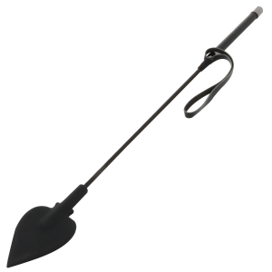 darkness riding crop black silicone