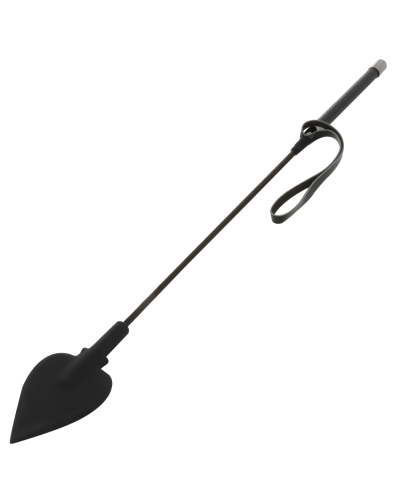 darkness riding crop black silicone