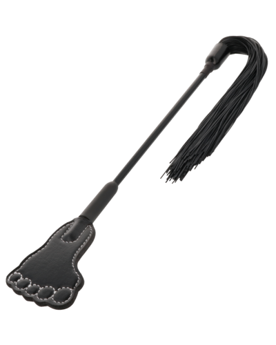 darkness crop & flogger black fetish bdsm