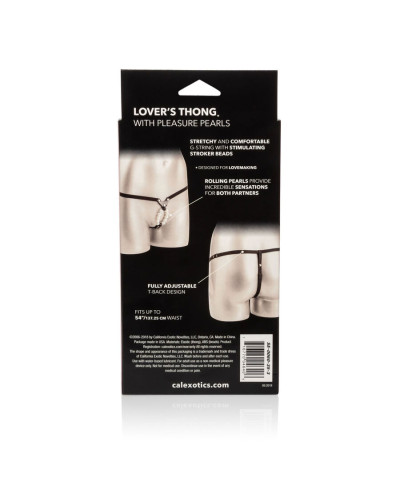 calex lovers thong w. pleasure pearls