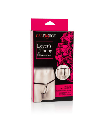 calex lovers thong w. pleasure pearls