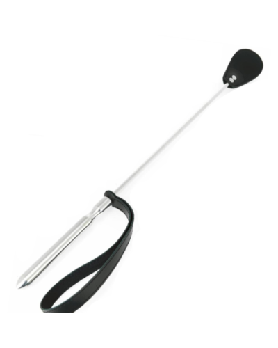 metal hard whip metal &amp; couro